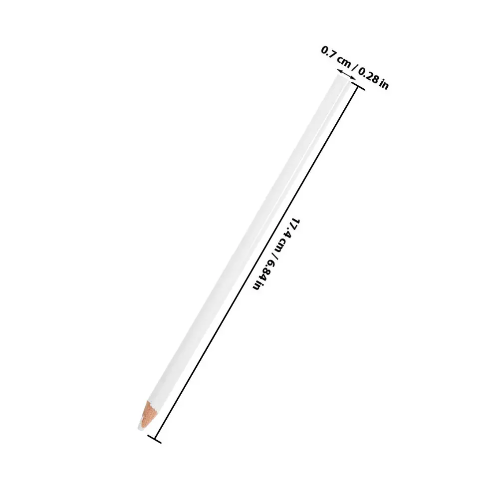 6Pcs Glass Marking Pencils White Sewing Pencil Ceramic Fabric Woodworking Drawing Precision