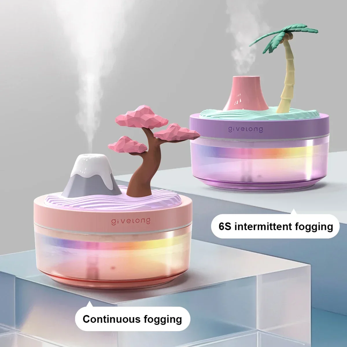 

Small Spray Hydration Household Silent Bedroom Desktop Car USB Aromatherapy Humidifiers Diffuser Landscape Air Humidifier