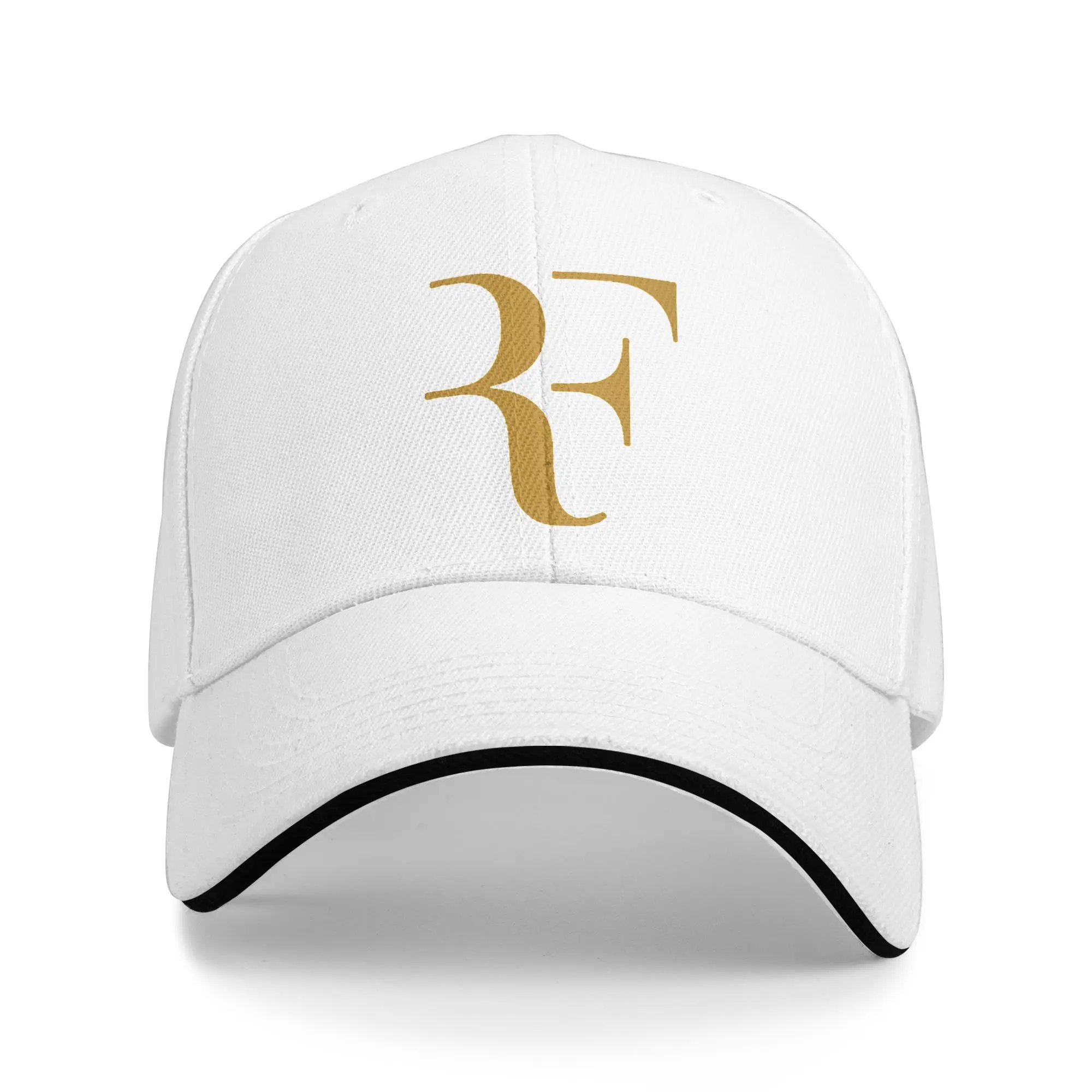 Unisex RF Roger Federer Outdoor Hat Spring  Trucker Cap Casual Baseball Cap Fashion Sunscreen Hats