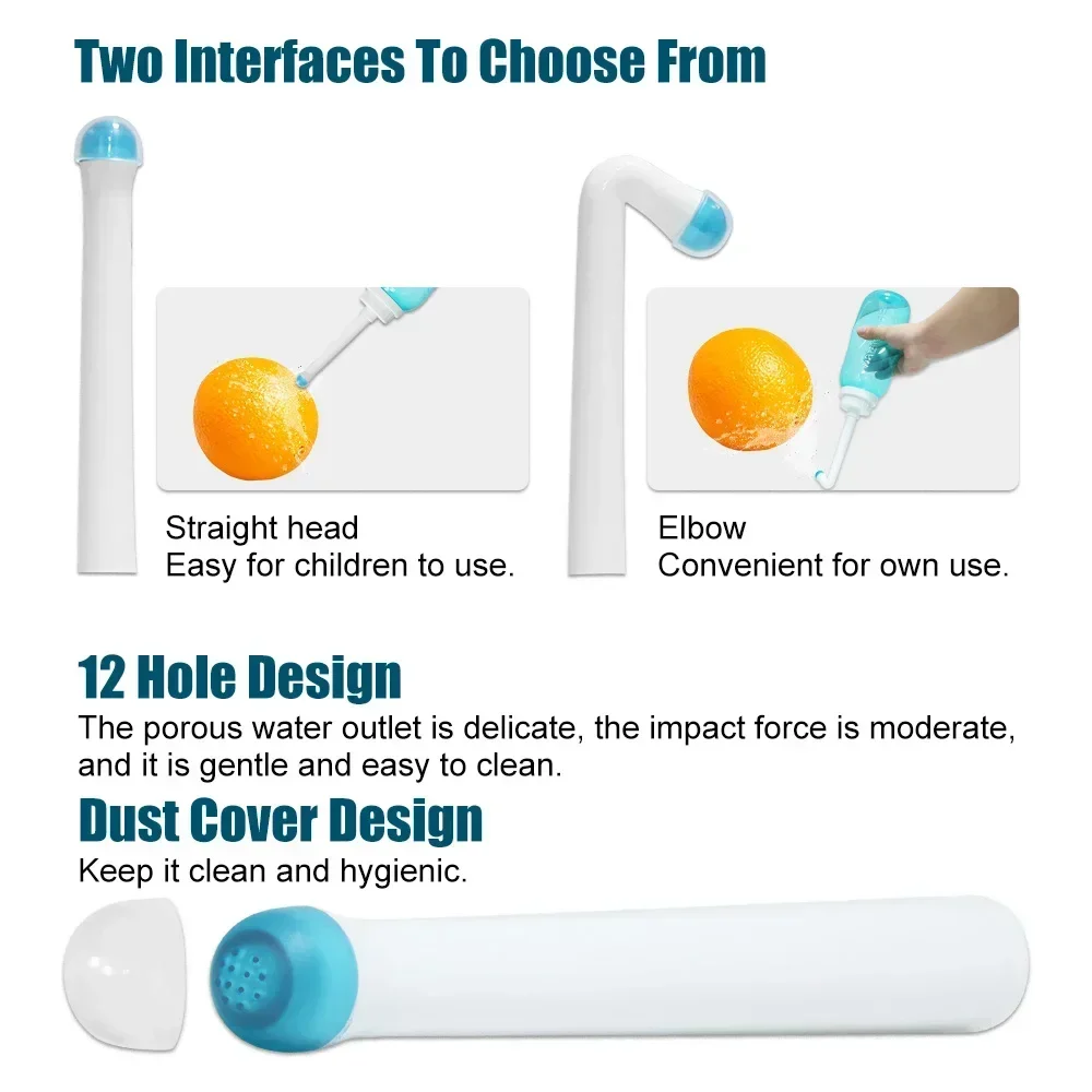 4/500ml Portable Bidet Spray Handheld Travel Bidet for Pregnant Women Baby Cleansing Water Washer Bottle Baby Showers Mom Bottle
