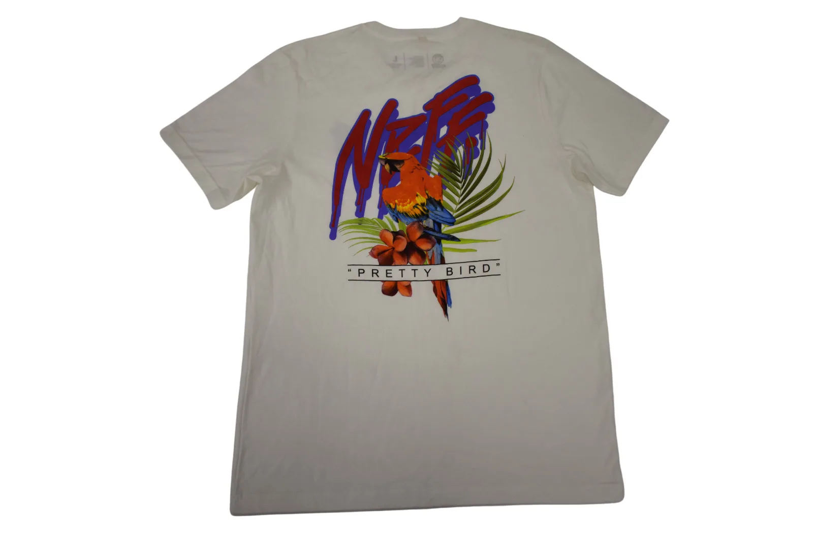 Neff Mens Pretty Bird White T Shirt New L