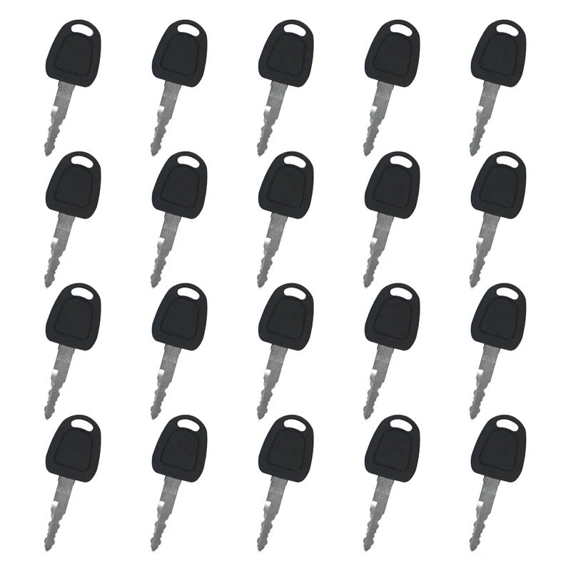 

K1009605B 20Pcs Ignition Key Compatible with Doosan Daewoo Excavator F900 Compatible with Bobcat Excavator E85 E55W E57W