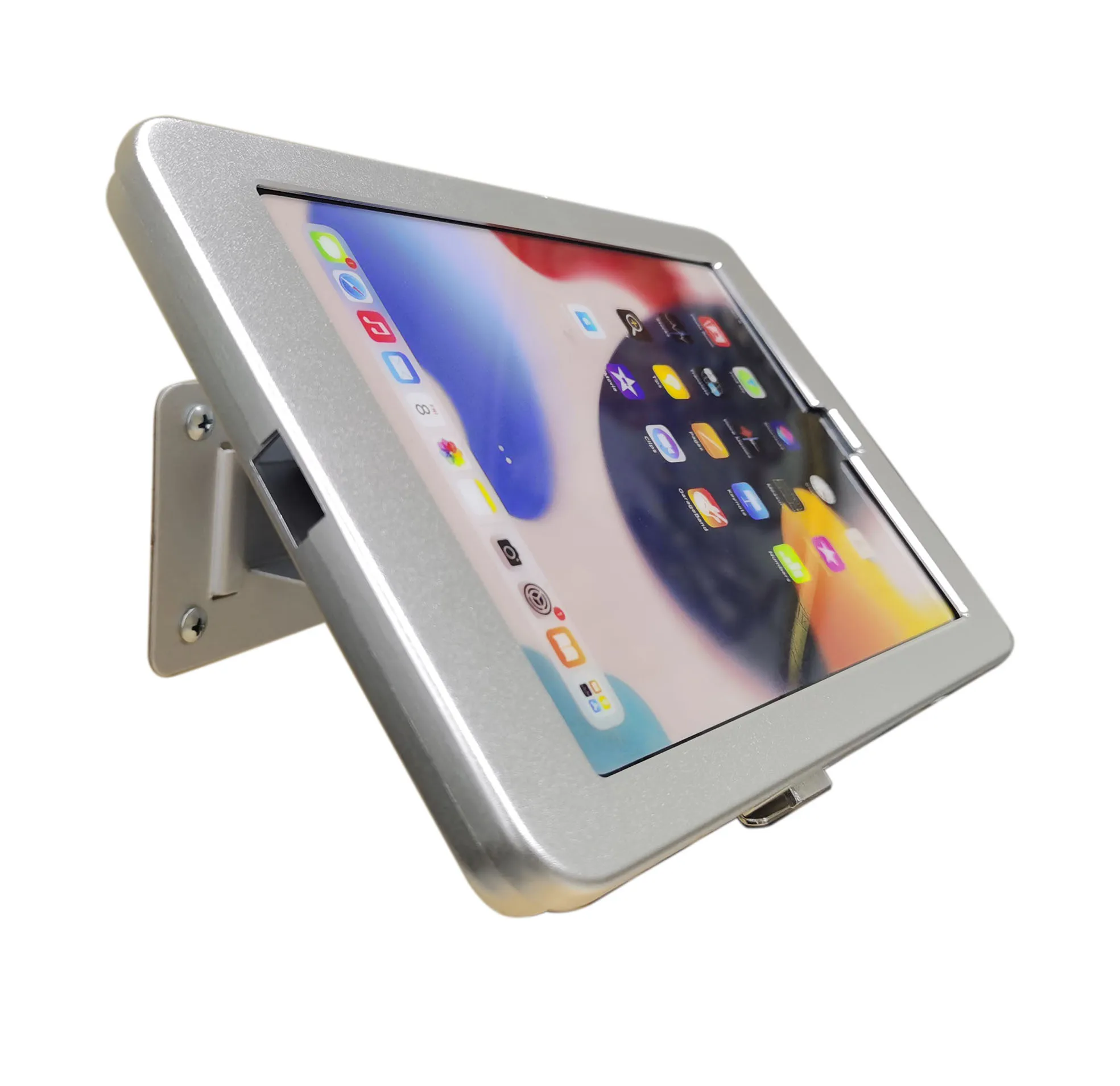 Fit for iPad mini 12345 Full rotation wall mount stand metal case display retail bracket tablet pc holder support anti-thief - Image 3