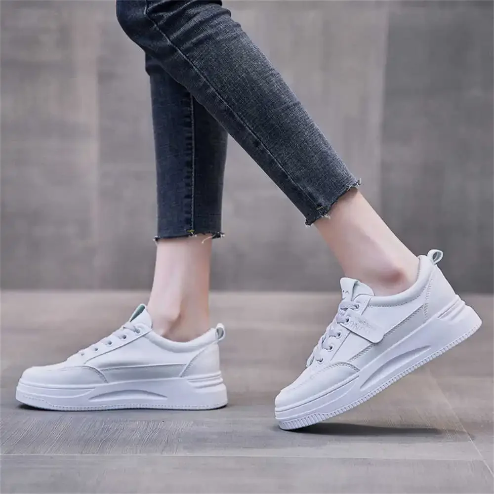 Thick-heeled Without Heel Woman's Running Skateboarding Black Sneakers Ladies Sports Shoes For Kids Basquet Hypebeast