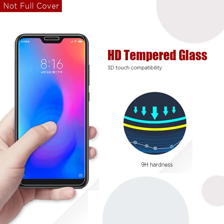 2PCS Tempered Glass For Xiaomi Mi 10T lite pro Mi9 lite 9 SE Screen Protector For Mi 6 9T 10 Lite Mi 8 Lite Pro SE AI A2 A3 lIte