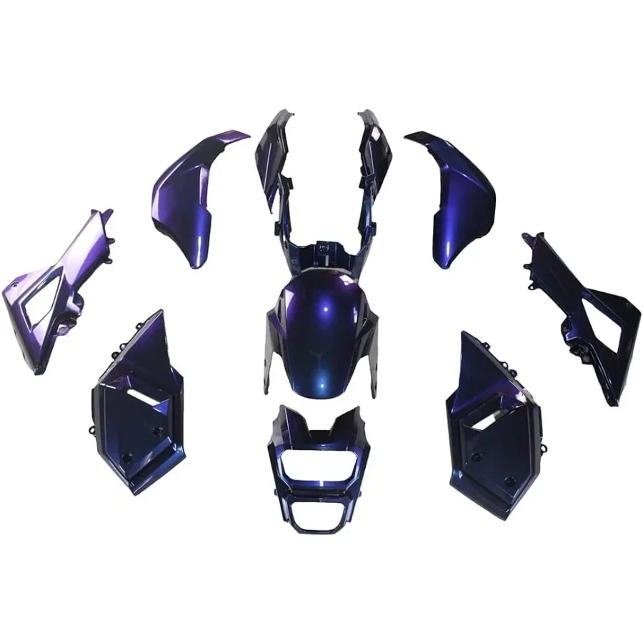 

ABS Plastic Fairing Kit for Honda Grom 20162020 Motorcycle Bodywork Replacement Body Frame Kit with Chameleon Blue Purple Injec