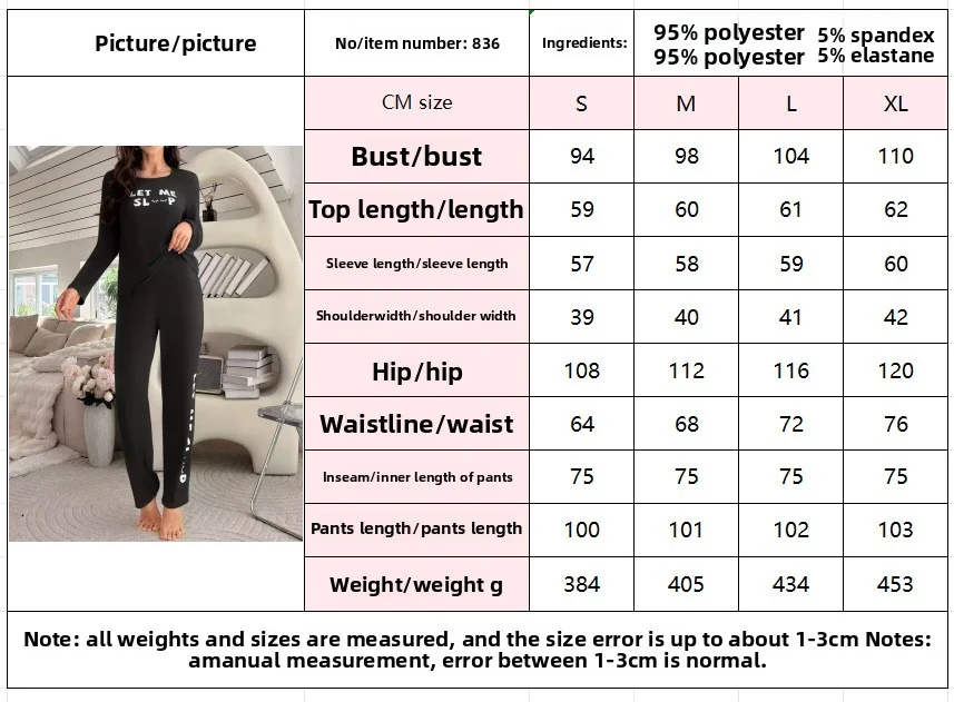 Sleepwear Women's Nightgown Long Sleeve Pajamas Ladies Pj Sets for Woman Pyjamas Set Pajama Girl Home Wear Set Homewear Female
