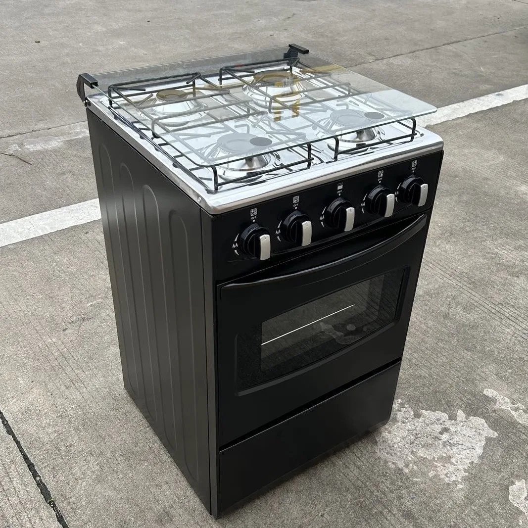 4 Gas One-piece Oven, Oven 4 Gas Burner Large Capacity Oven Kitchen Appliances