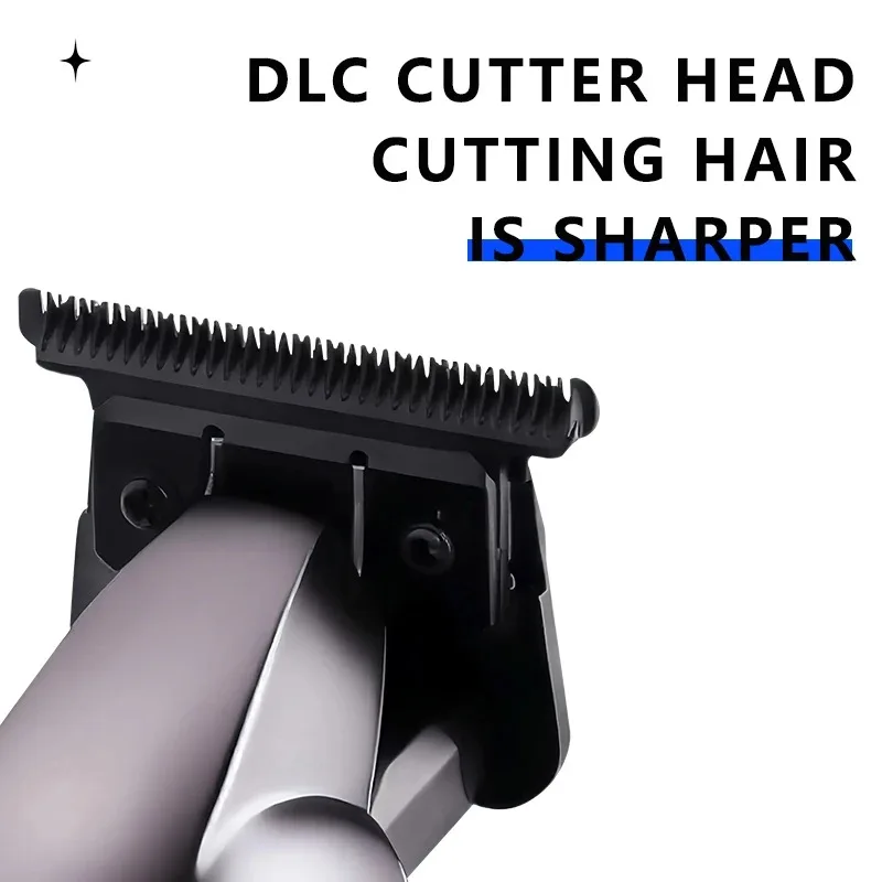 Kemei Zero Gap Professional Hair Trimmer Cordless Men Hair Clipper Rechargeable Barber Finish Hair Cutting Machine Beard Trimmer