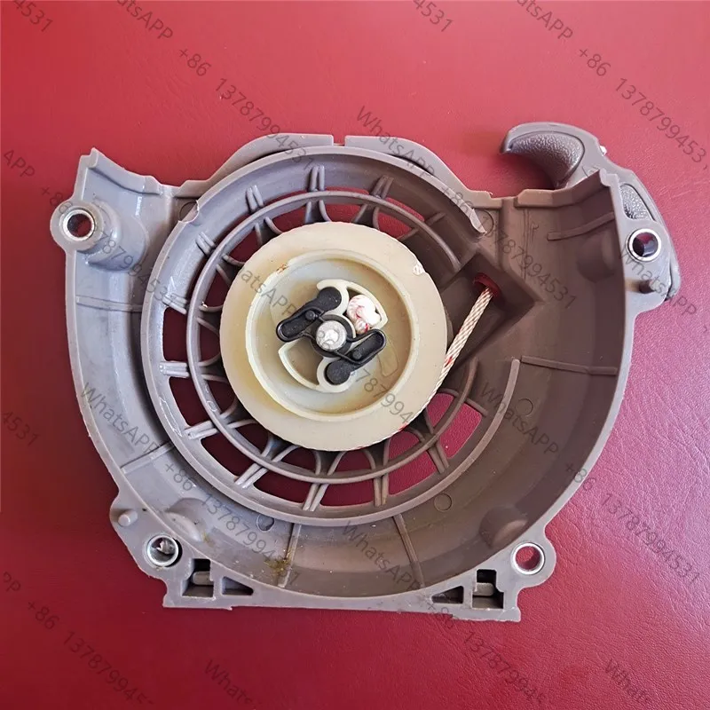 Arrancador de retroceso para motor de 2 tiempos 1E48F 48F 63CC, piezas de arranque por tirón para taladro perforador de tierra