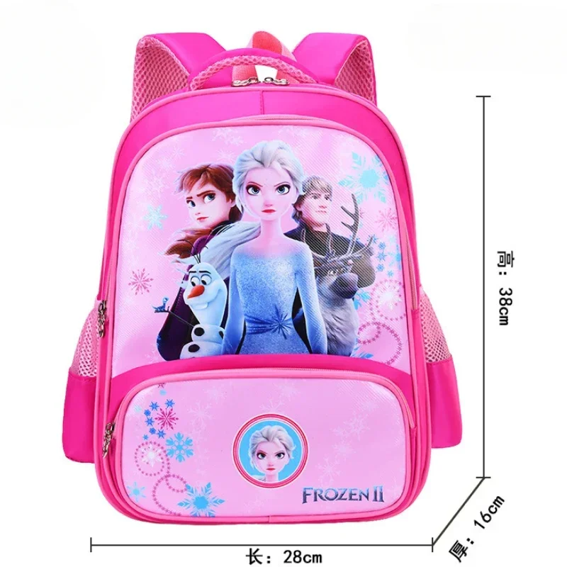 Disney girls frozen Spider-Man backpack lunch Elsa bag pencil cartoon Avengers   girl boy gift bag school student gift