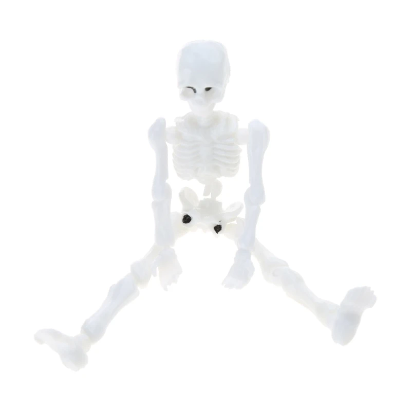 Mobile Mr. Bones Scheletro Modello Umano Cranio Corpo Completo Mini Giocattolo Halloween D5QA