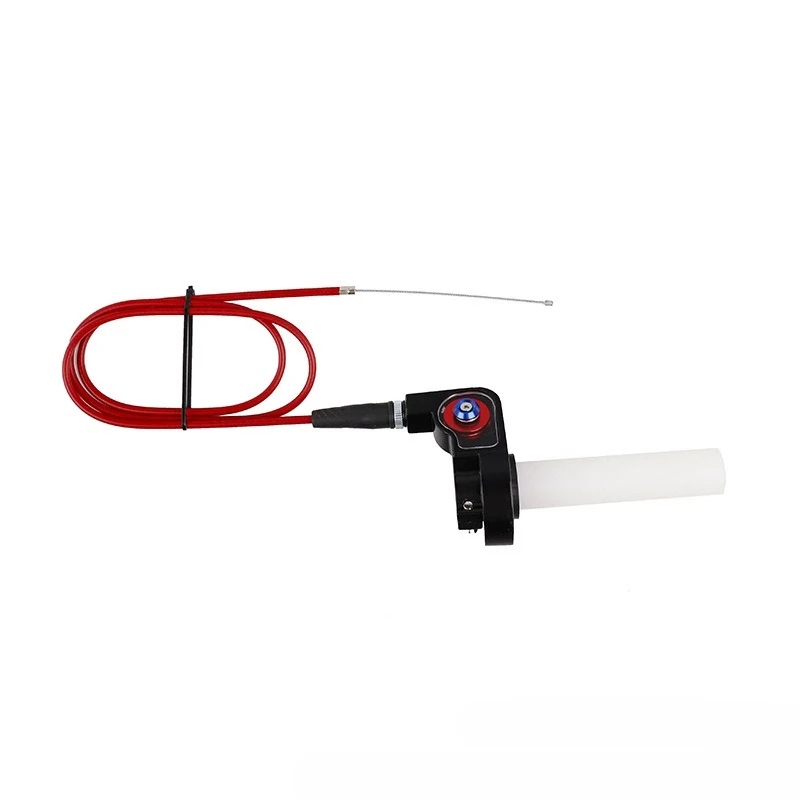 Universal 22mm Motorcycle Accelerated Colorful Throttle Grip with Cable 7/8'' Dirt Pit Bike Motocross ATV Throttle Grips