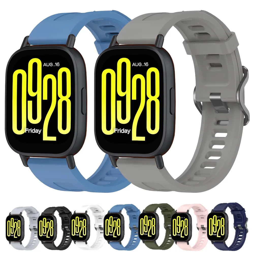 Sport-Silikonarmband für Redmi Watch 5 Active/5 Lite, verstellbares Armband, kompatibel mit Redmi Watch 5 Lite Correa Zubehör