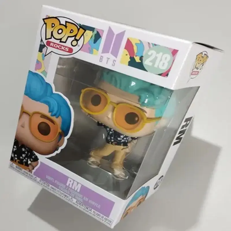 Funko pop Personnage populaire Suga 220 #   J-hope 221 #   Jimin 222 #   V223 #   kook 224 #    Figurines d'action pour garçons et filles, collection de cadeaux