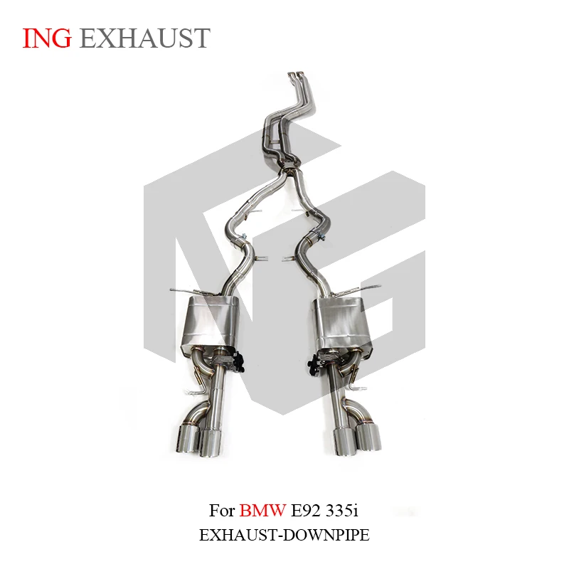 ING Exhaust Flexible Stainless steel 304 Remote Valve Catback for BMW E90 E92 335i b58 3.0T Up M3 Car Electronic Control System