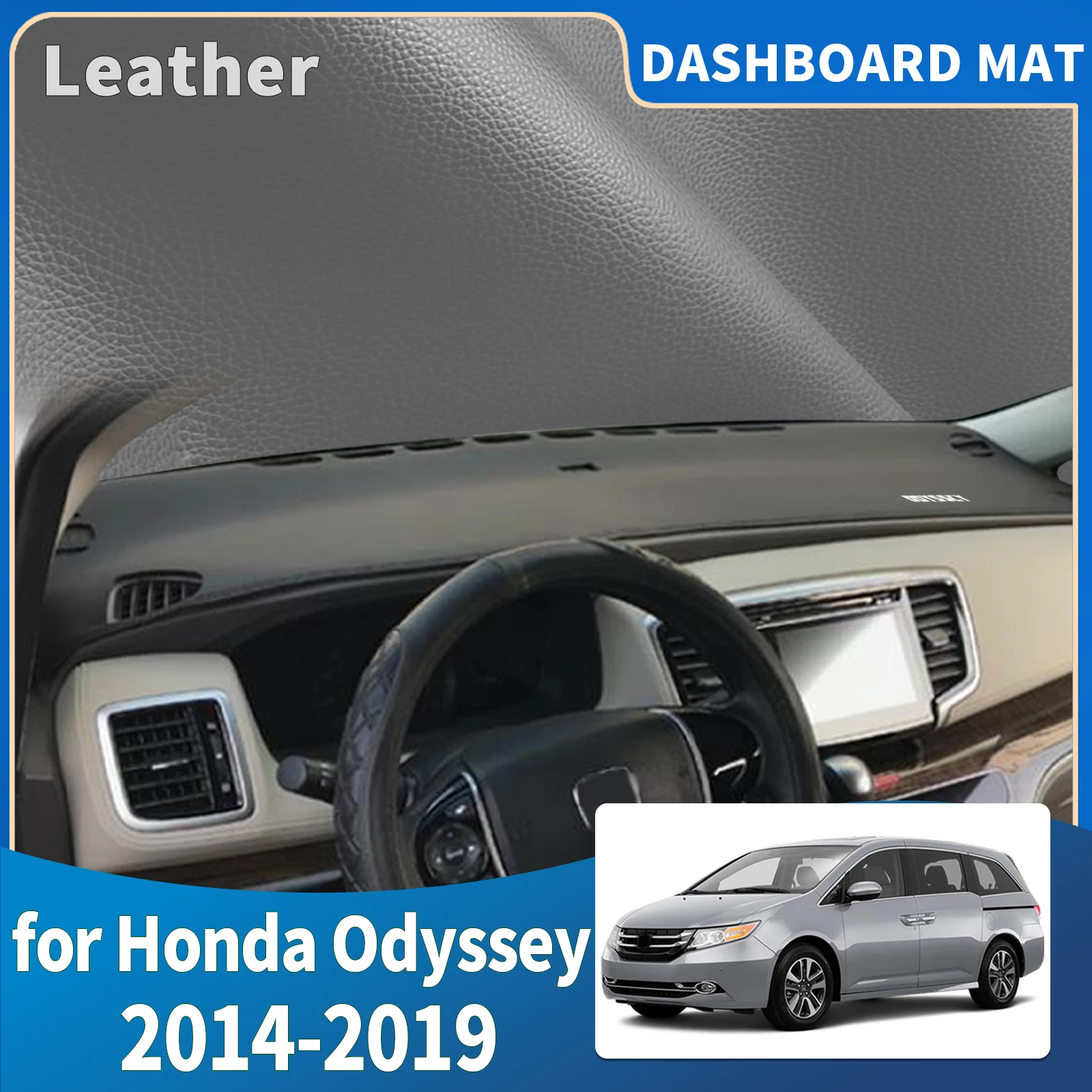 

fit for Honda Odyssey 2014 2015 2016-2019 RC1 Dashmat Dashboard Cover Pad Protective Carpet Car Accessories DashMat Sunshade