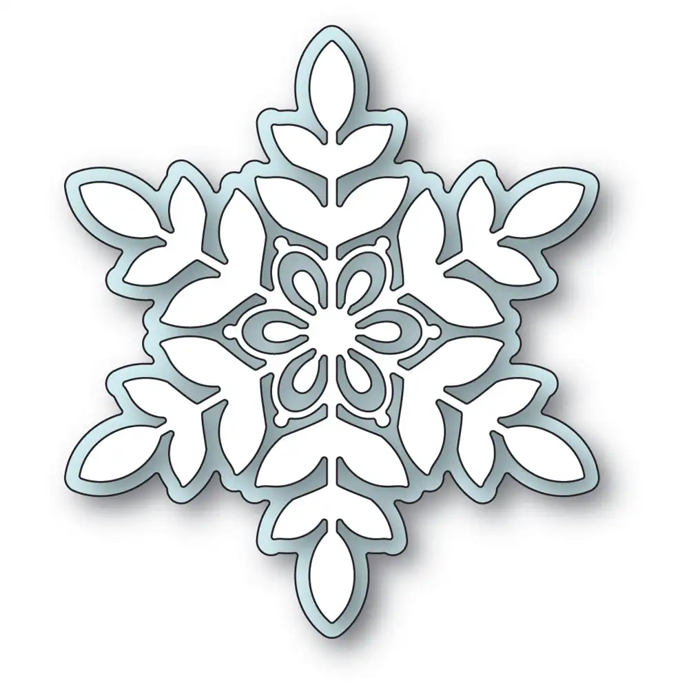 2023 AliliArts Metal Cutting Dies Aurora Snowflake diy Scrapbooking Photo Album Decorative Embossing PaperCard Crafts Die