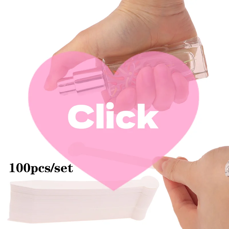 

100pcs Perfume Tester Strips Fragrance Test Strips Essential Oil Tester Scents Aromatherapy Testing Paper Perfume Kit