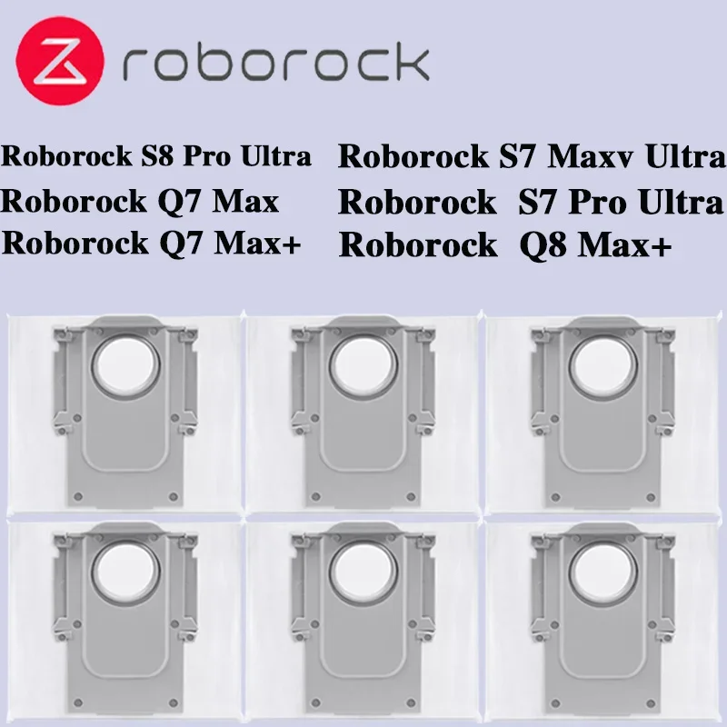 Roborock S8 Pro Ultra / S7 MaxV Ultra / S7 Pro Ultra / Q7+ / Q7 Max+ / Q5 Max+ Robot Süpürge Toz Torbası Yedek Yedek Parça