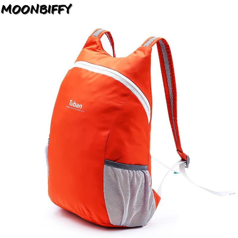 Lightweight Nylon Foldable Backpack Waterproof Backpack Folding Bag Ultralight Portable Men Women Pack for Travel Duffle Bag