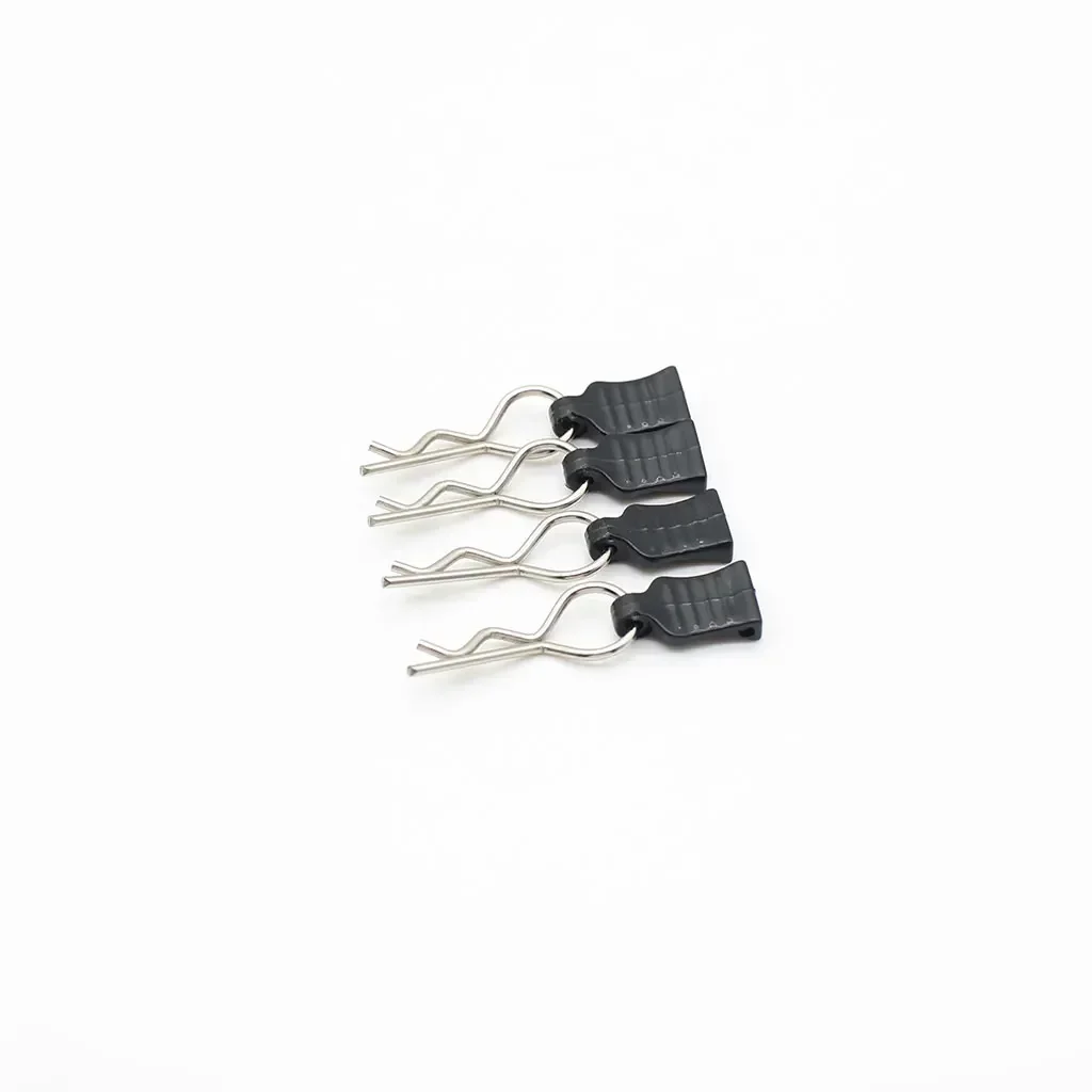

4pcs Metal R-type Car Shell Body Fixed Clips Pin with Tab for Axial SCX10 TRX-4 MJX Hyper Go 1/10 1/14 RC Car Parts