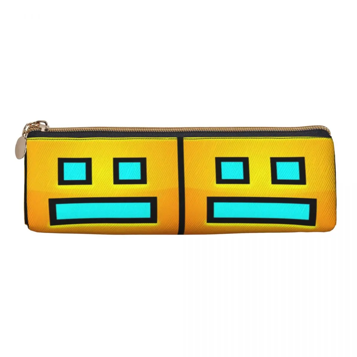 Video Game Geometry Dash Pencil Cases Pen Holder Storage Stationery Supplies Large Capacity Pen Box Pencil Bag for Boys Girls