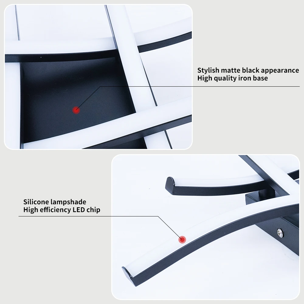 Modern LED Ceiling Light, 3-color Light, Home Lighting, Bedroom Balcony, Living Room, Dining Room, Kitchen, Home Lighting