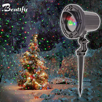 Christmas Lights for Outdoor Decoration New Year's Eve Laser Projector Street Garden Yard Lawn Laser Light Waterproof 110V 220V