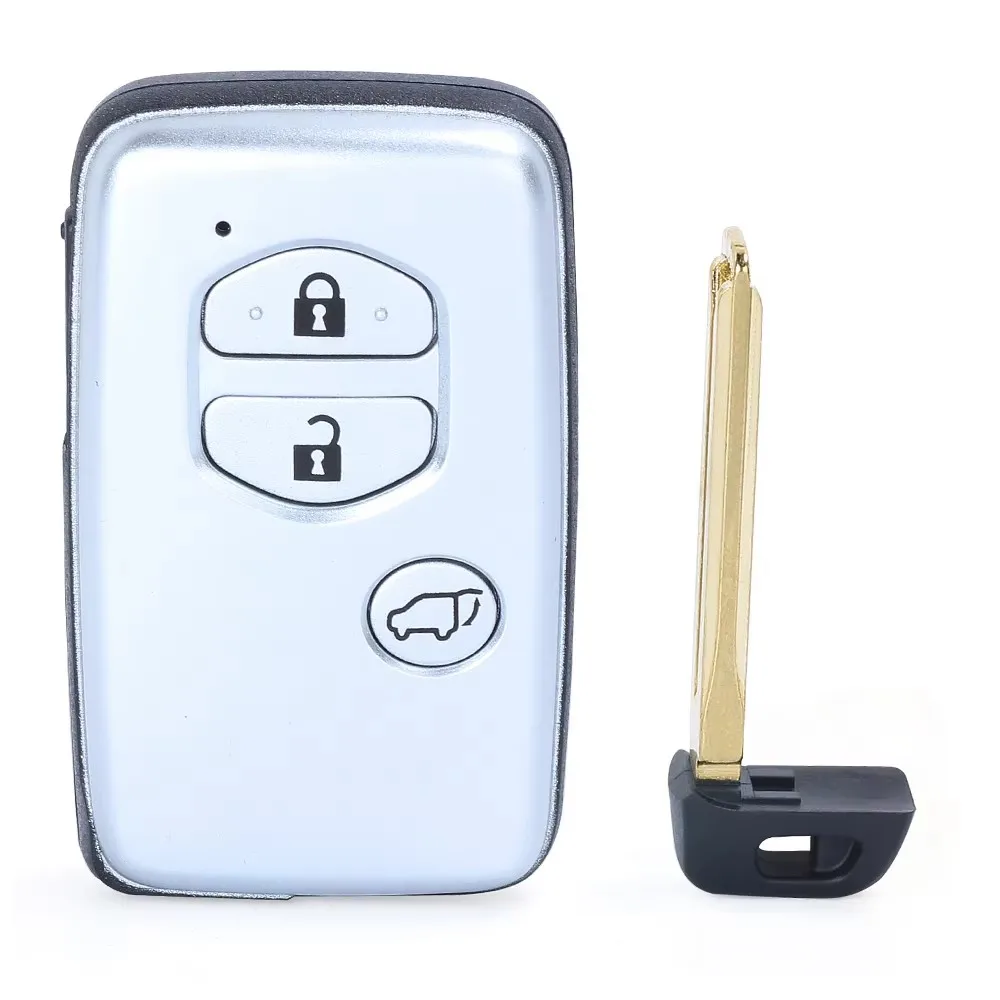 KEYECU 61A541-0030 FCC ID: B74EA untuk TOYOTA PRADO 2010 2011 2012 2013 2014 2015 2016 2017 433MHz Fob Kunci Pintar 3 Tombol Remote