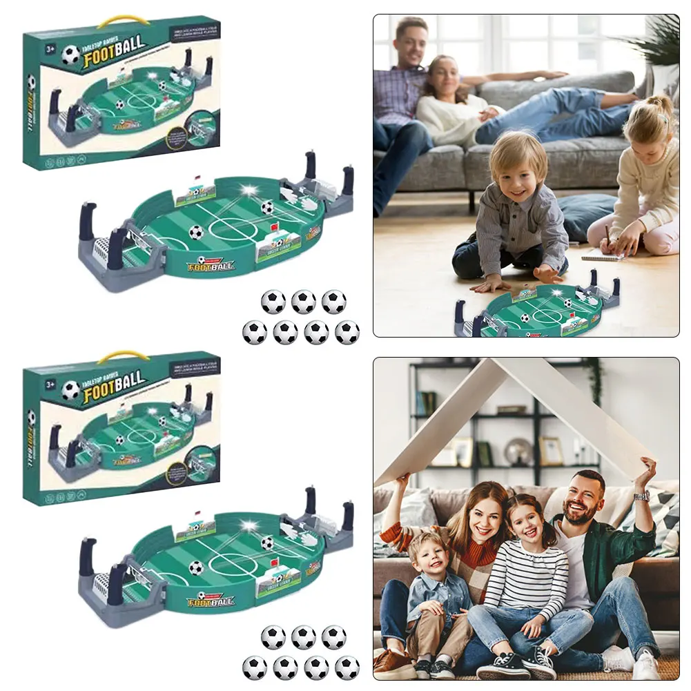 

2 шт. портативные детские футбольные настольные игры, мини-футбол, настольная игра-головоломка (7 мячей в наборе)