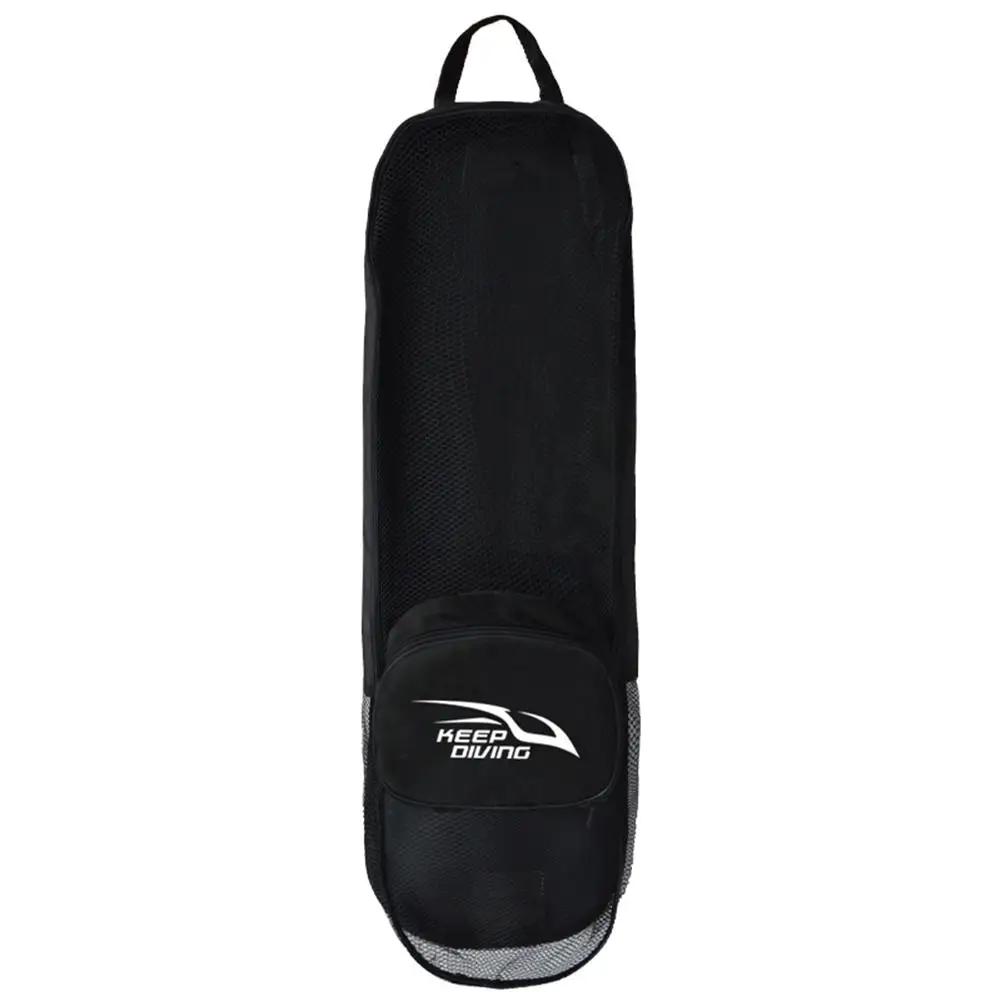 Adjustable Portable Diving Bag With Pocket Waterproof Two-way Zipper Storage Bag Backpack 72x22x12CM Durable Convenient