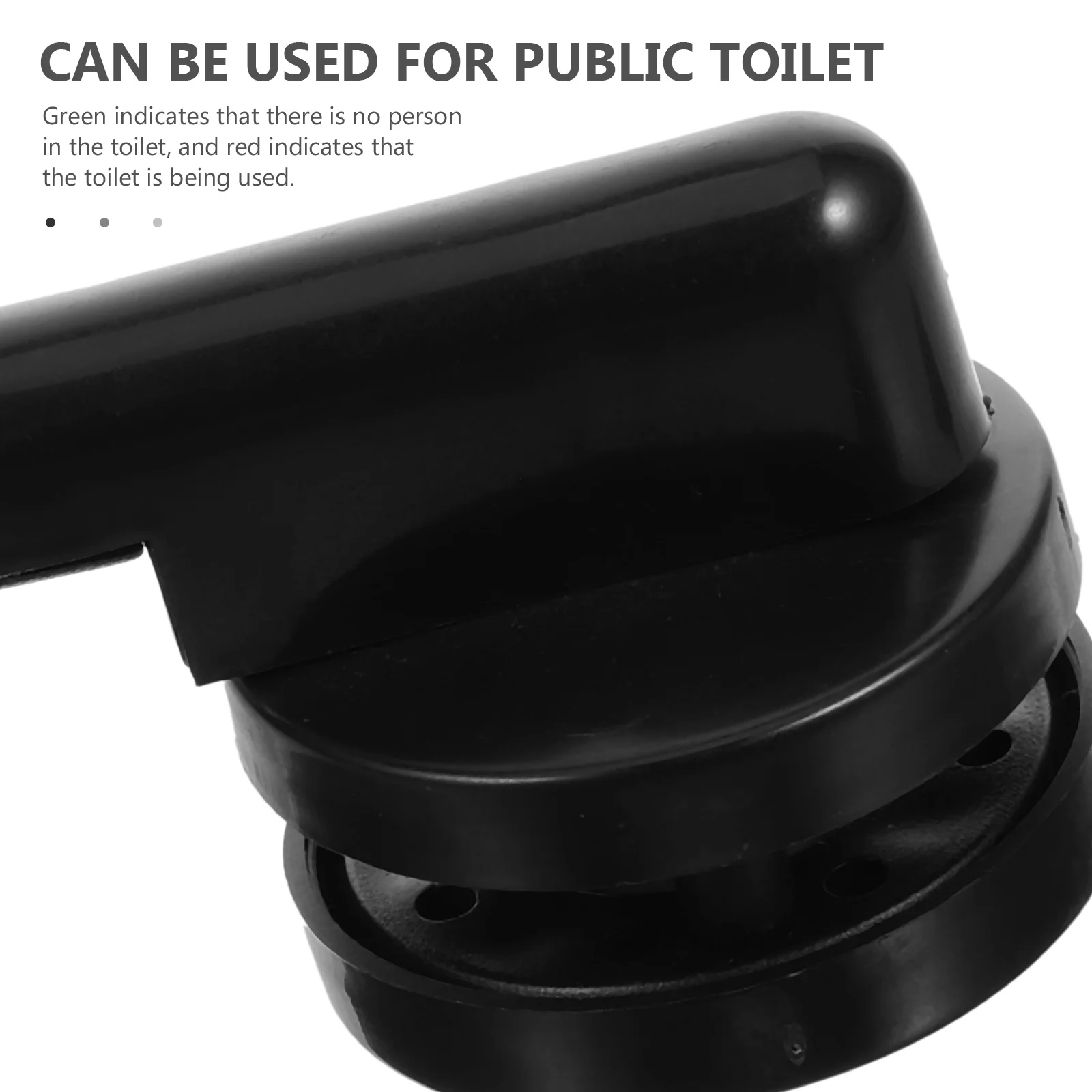 

4Pcs Indicator Door Locks Plastic Privacy Indicator Lock for Public Toilet Bathroom Partition Occupied Vacant Sign