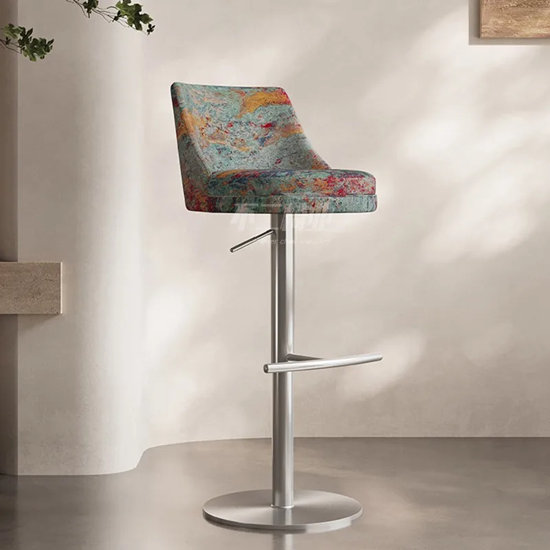 

Stainless Outdoor Bar Chair Bluve Designer Midcentur Ergonomic Bar Chair Office Pliable Bancos De Barra De Cocina Bar Furniture