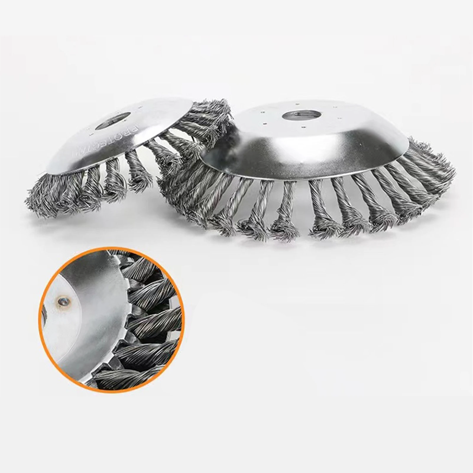 Imagem -04 - Steel Groove Trimmer Head Brushcutter Wire Brush Blade para Garden Weed Lawnmover Novidades Power Tool 10