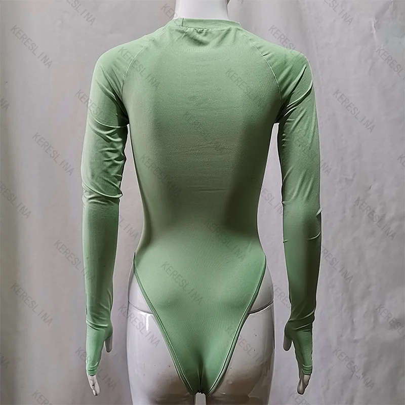 بذلة صيفية كلاسيكية أوروبية وأمريكية ذات لون سادة متعددة الاستخدامات بأكمام طويلة على طراز الفتيات الحار بأكمام طويلة #5