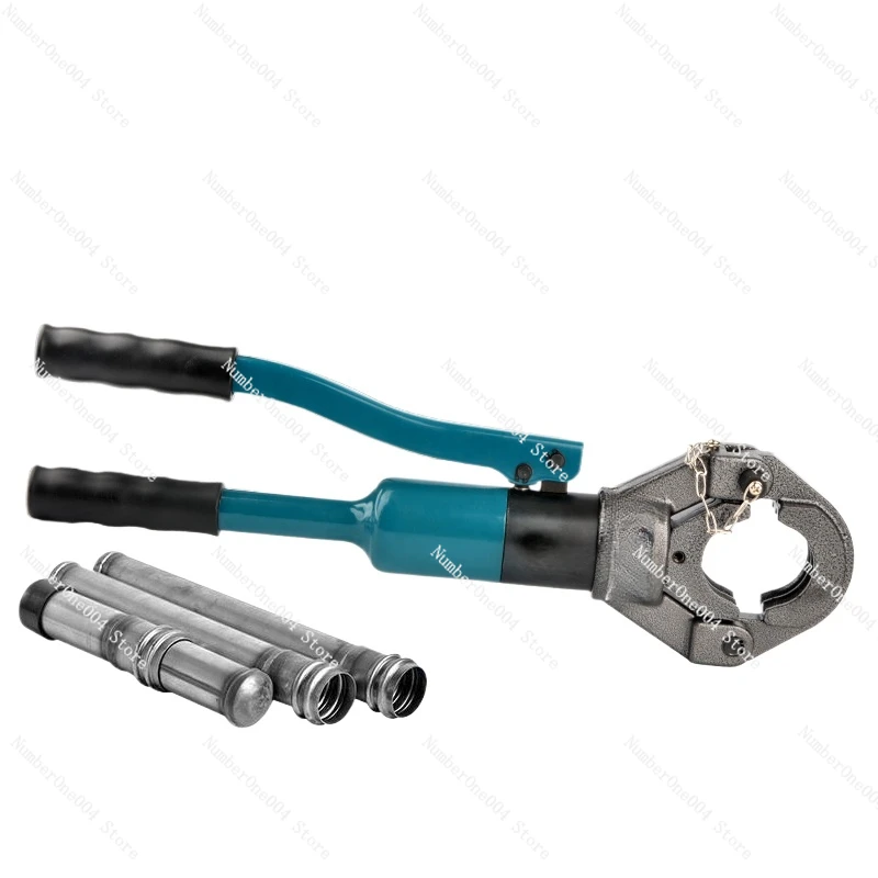 Applicable to Manual hydraulic pipe clamp Double slot 50/54/57 joint deep pipe cooling pipe crimping