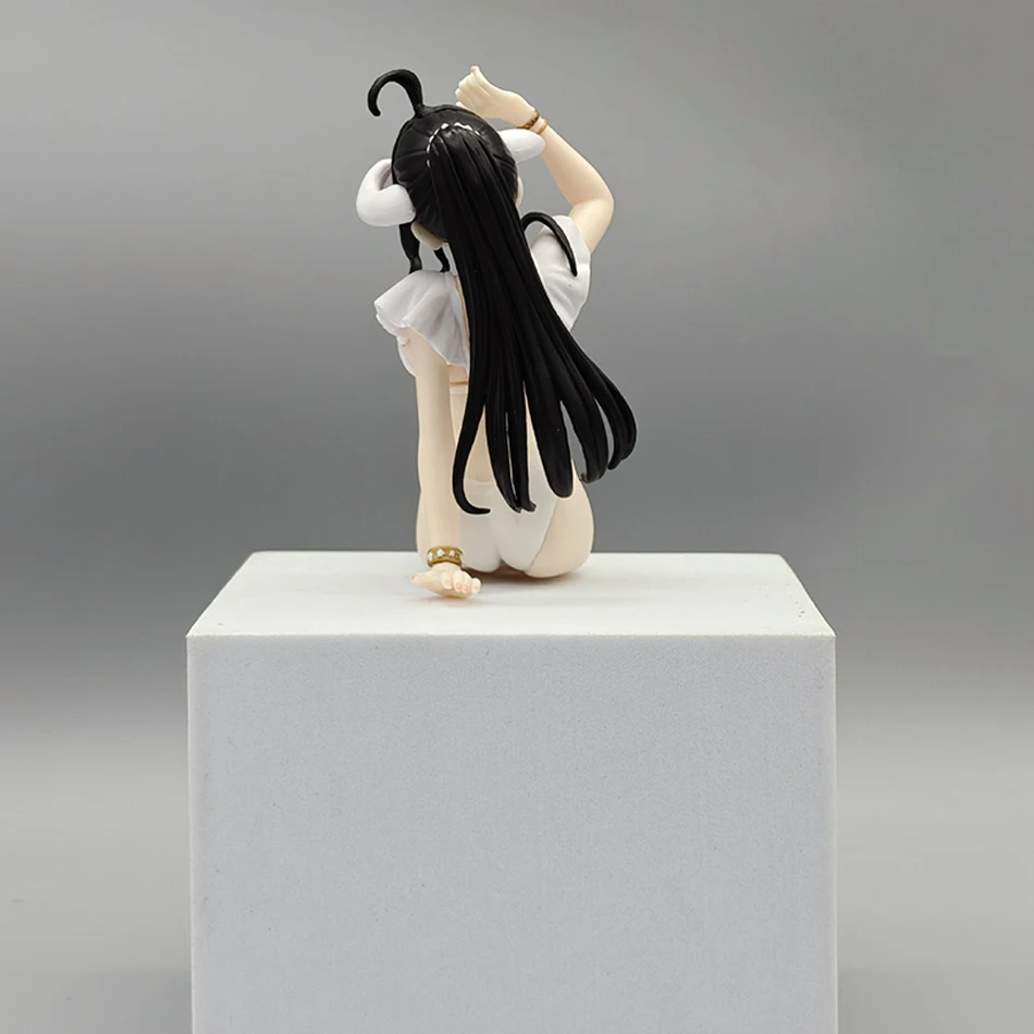 Overlord albedo anime menina figura macarrão rolha albedo maiô figura de ação adulto sexy modelo colecionável boneca brinquedos 16cm