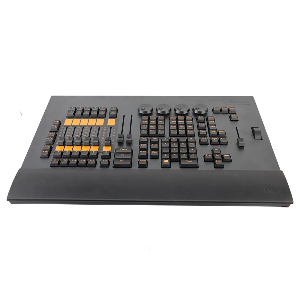 Consola de iluminación de escenario con ala de comando, controlador DMX A2 para Dj, concierto, escenario, controlador DMX profesional, cabezal móvil