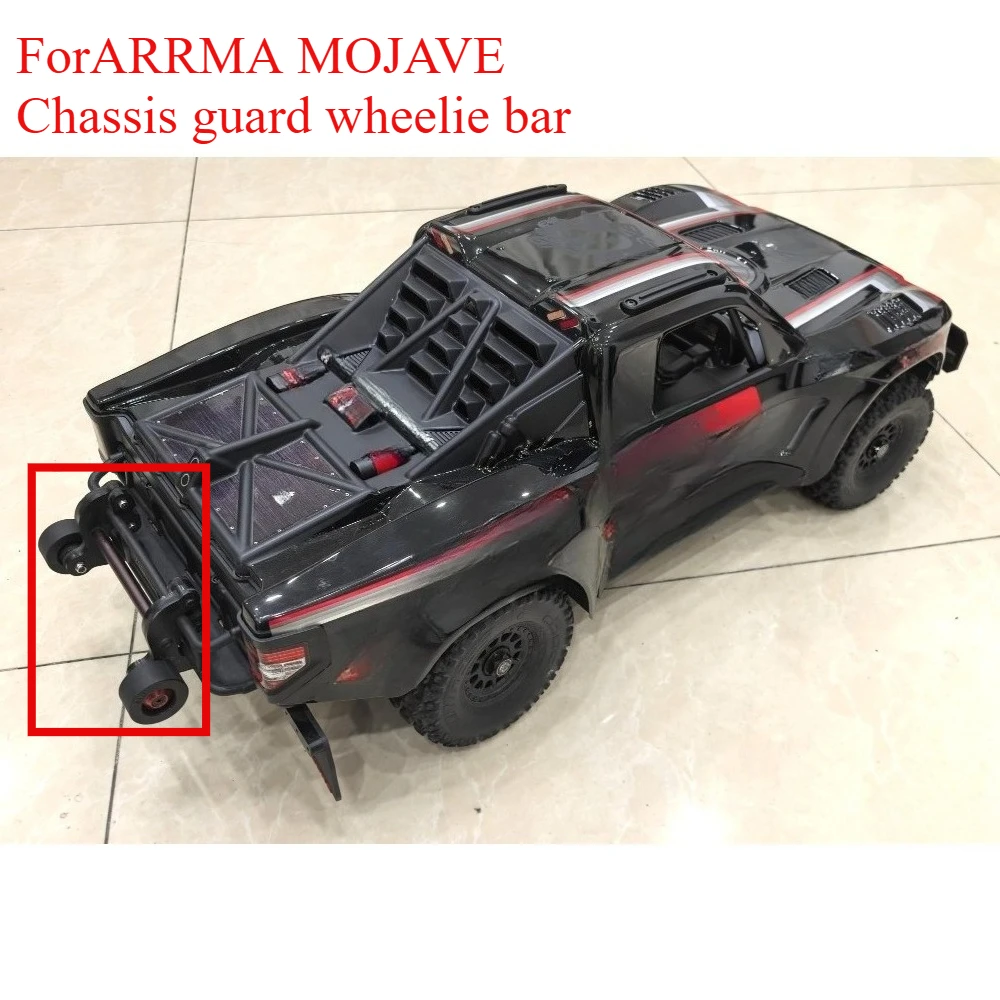 RC Truck Upgrade Parts QL Front Protective Bumper For ARRMA MOJAVE EXB V3 1/7 custom size Anti Collision Accessories
