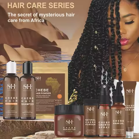 100g Fast Hair Growth Set Traction Alopecia Chebe Hair Mask Anti Hair Break Hair Growth Oil Hair Loss Treatment Hair Care Sevich