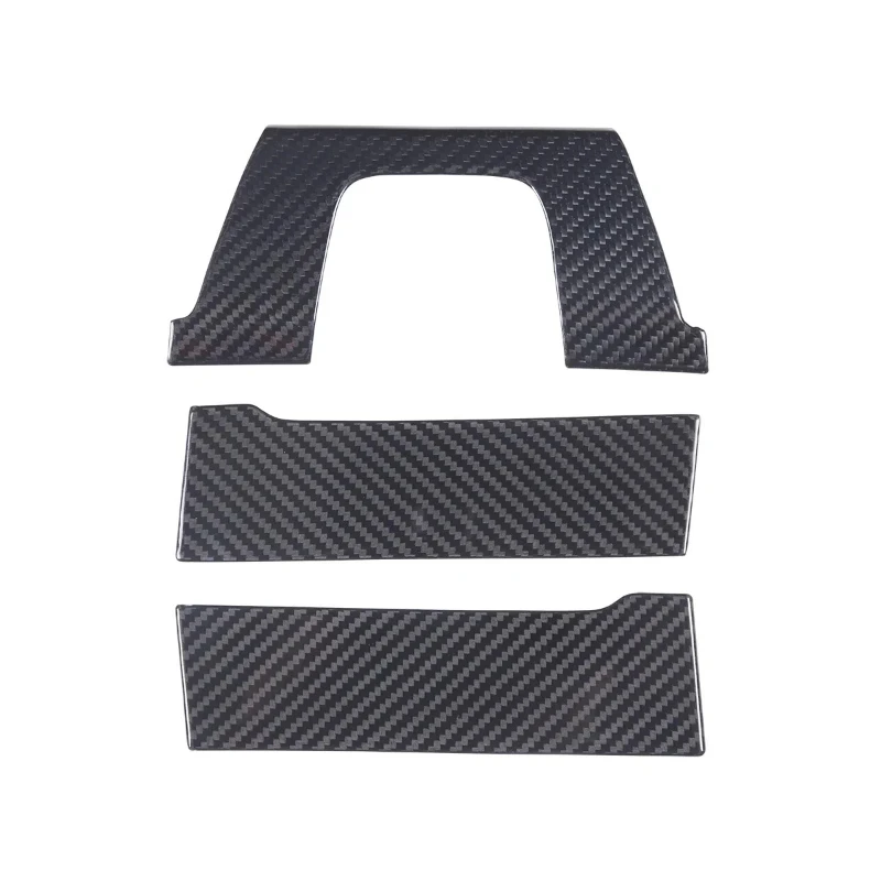 

For Porsche 911 992 2019-2022 Real Carbon Fiber Car Central Control Seat Adjustment Switch Panel Cover Trim Sticker Accessories