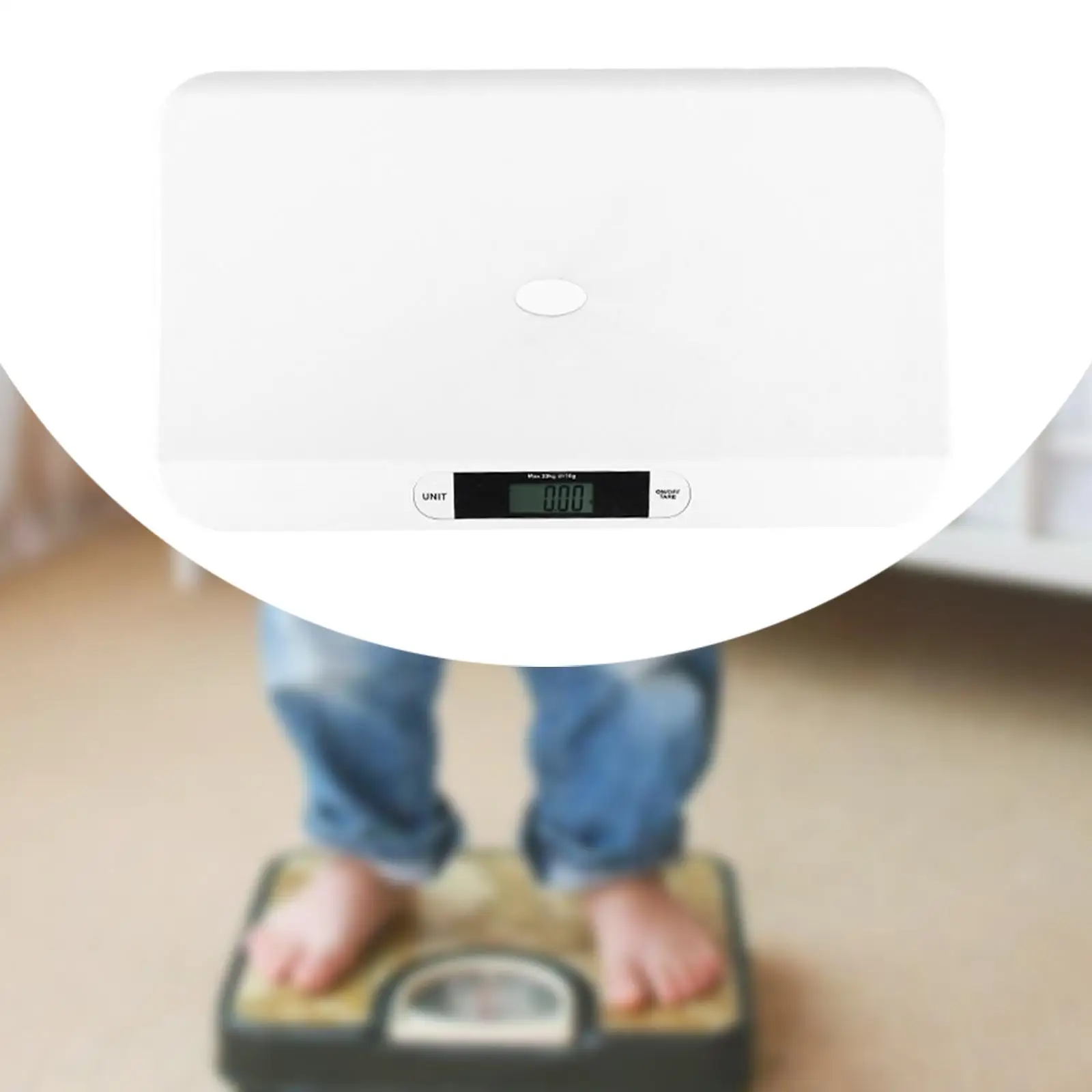 Baby Scale Digital Weight Animal Cat Scales Infant Scale for Weighing for Bathroom Household Kitchen Confinement Center Pet Shop