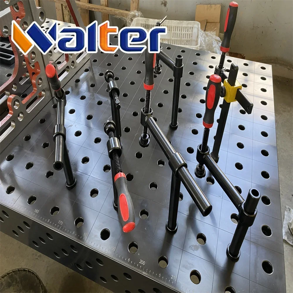 3D 2D Welding Table Accessories Locating Ruler Locking Pins Bolts Clamps Jigs Fixture Welding Platform OEM Welding Table