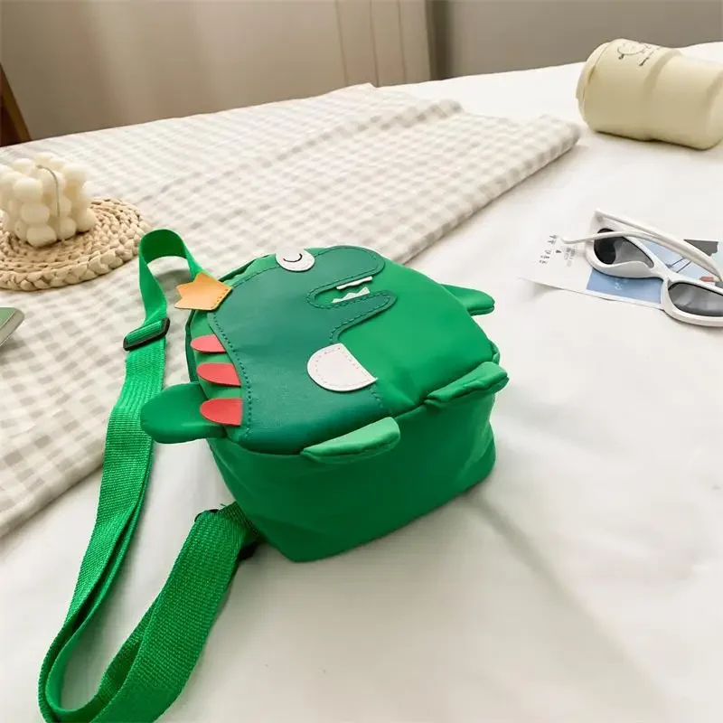 Plecaki dziecięce z motywem dinozaura dla dzieci chłopiec dziewczynka torby torba Crossbody na klatkę piersiową regulowane słodkie zwierzaki dzieci torba szkolna na ramię Unisex