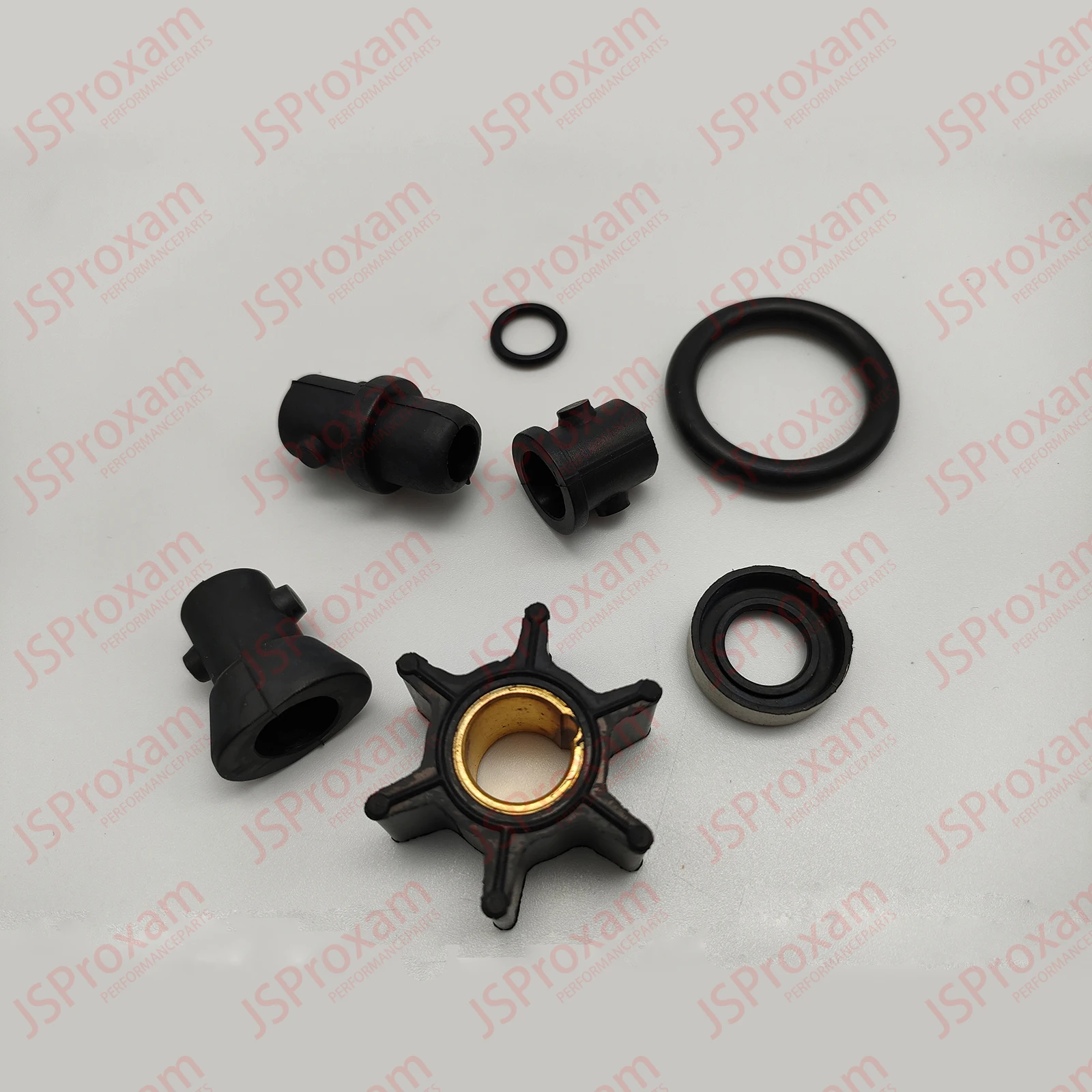 394711 46-02855 386697 Vervangt Fit Voor Johnson Evinrude 391698 18-3327 12050 9.9 15pk Buitenboordmotor Waterpomp Waaier Reparatie Kit