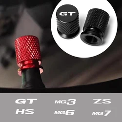 4PCS Car Wheel Tire Valve Caps Tyre Rim Stem Covers Car Dustproof Tire Cap for Morris Garages MG ZS HS GT MG3 MG6 MG7