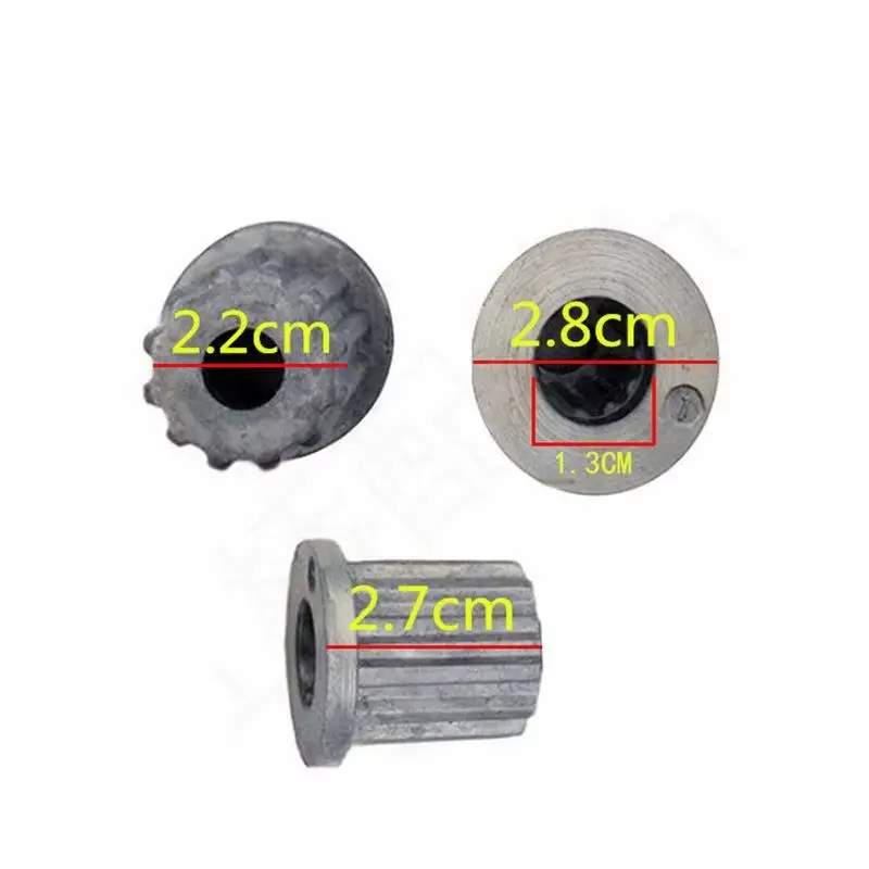 washing machine pulsator core center 11 teeth inside and 12 teeth outside gear Rotating pulsator plate metal axis spare
