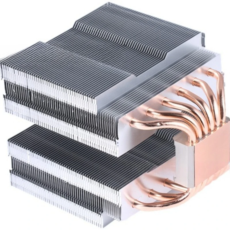 

High power CPU radiator COB photography light LED stage light radiator equipment 12CM pure copper double tower