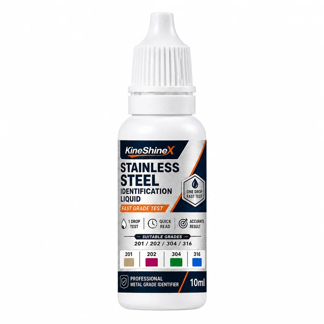 Stainless Steel Testing Reagent Chemical Grade Identifier for Hardware Quality Check 201 304 316 Metal Detection Liquid Kit